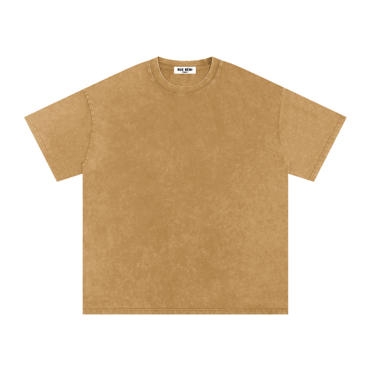 T-shirt ample délavé Signature Cobalt — 250 GSM