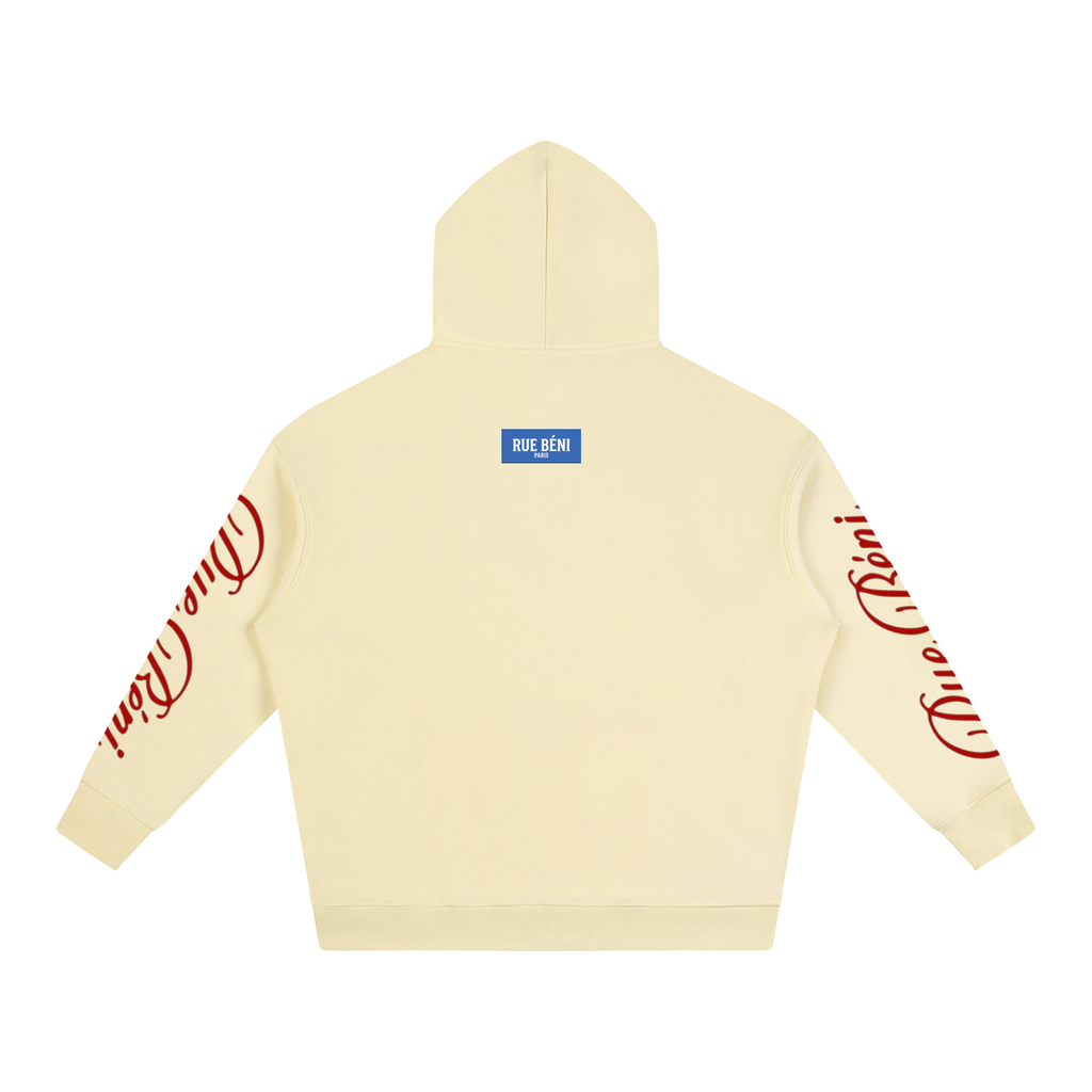 Sweat à capuche oversize en molleton — 350 GSM