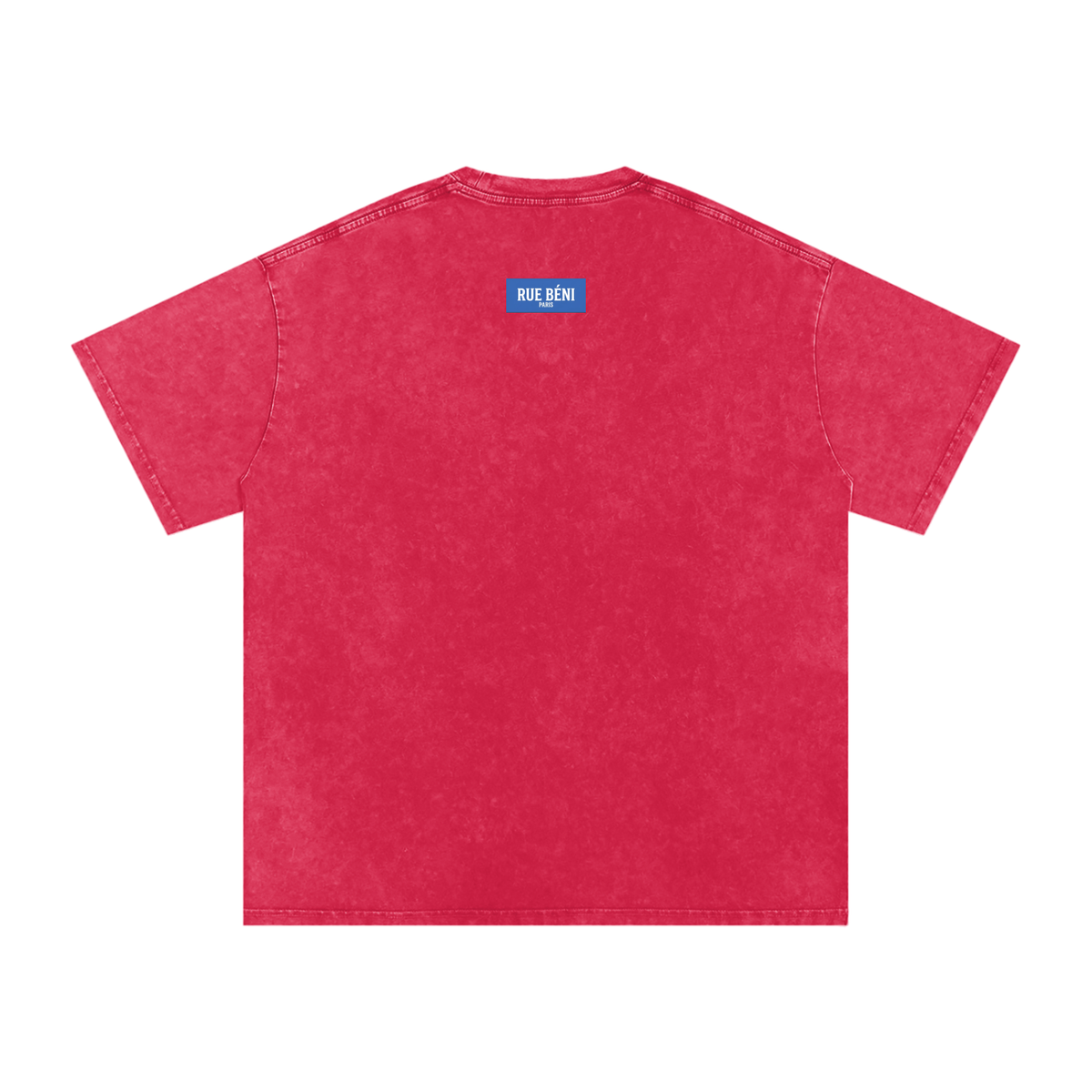 T-shirt ample délavé Signature Cobalt — 250 GSM