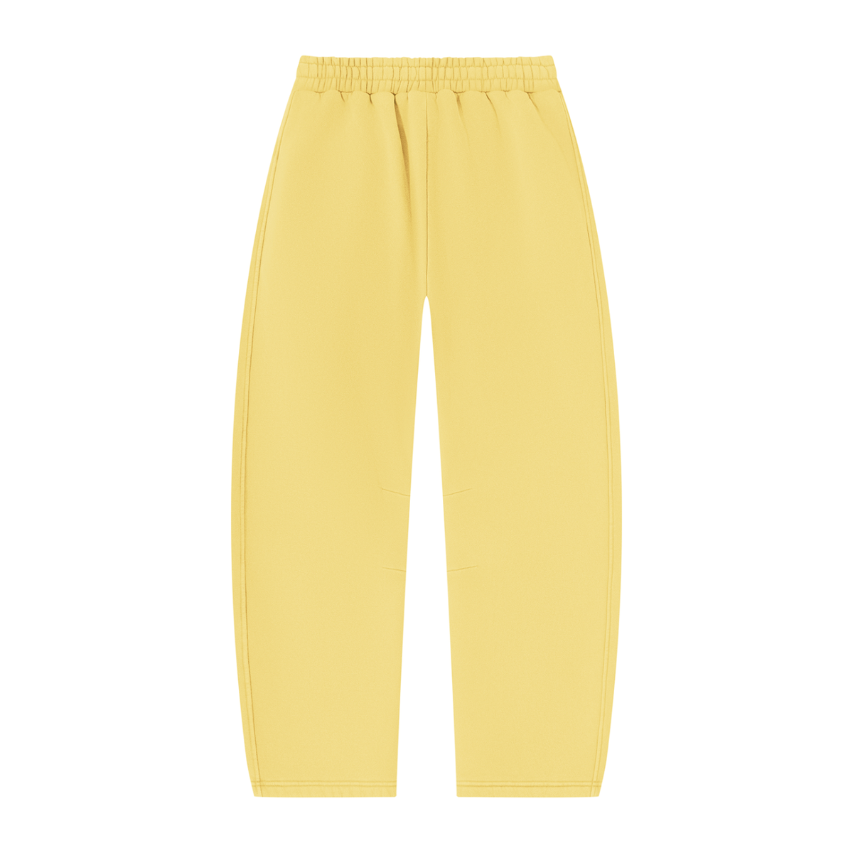 Pantalon de jogging délavé en molleton coupe barrel — 390 GSM