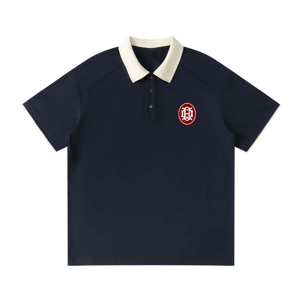 RB Contrast Collar Raglan Polo Shirt