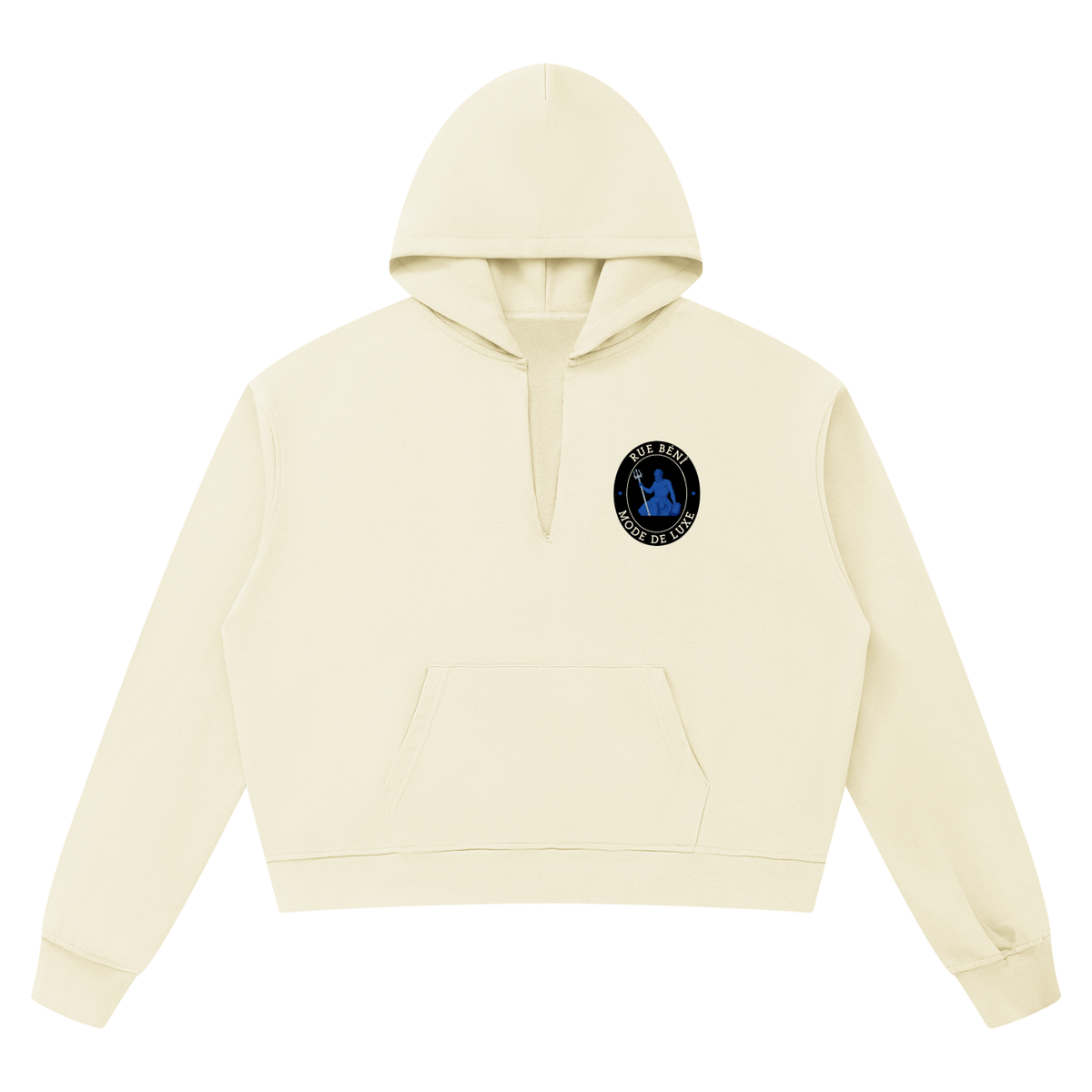 Hoodie Brut à Bords Vifs