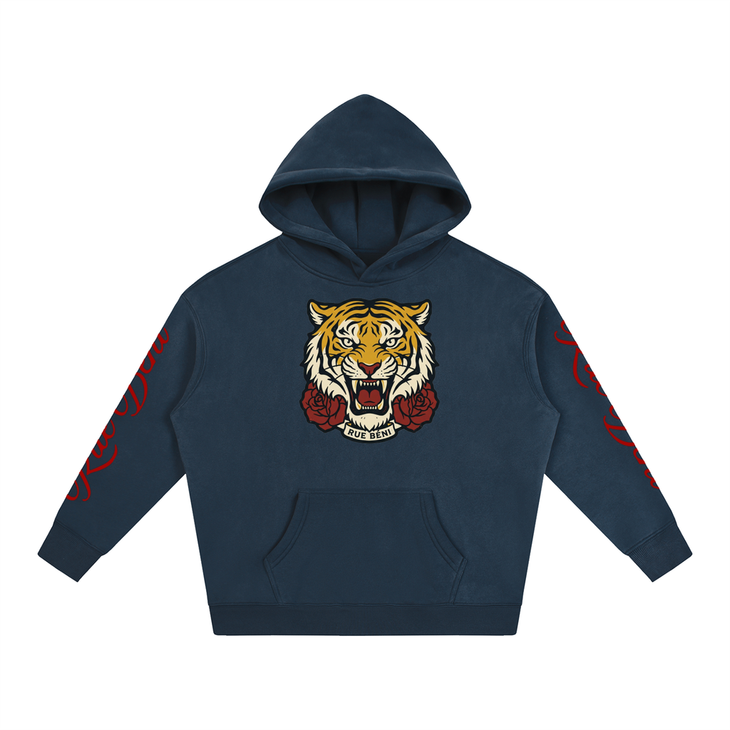 Sweat à capuche oversize en molleton — 350 GSM