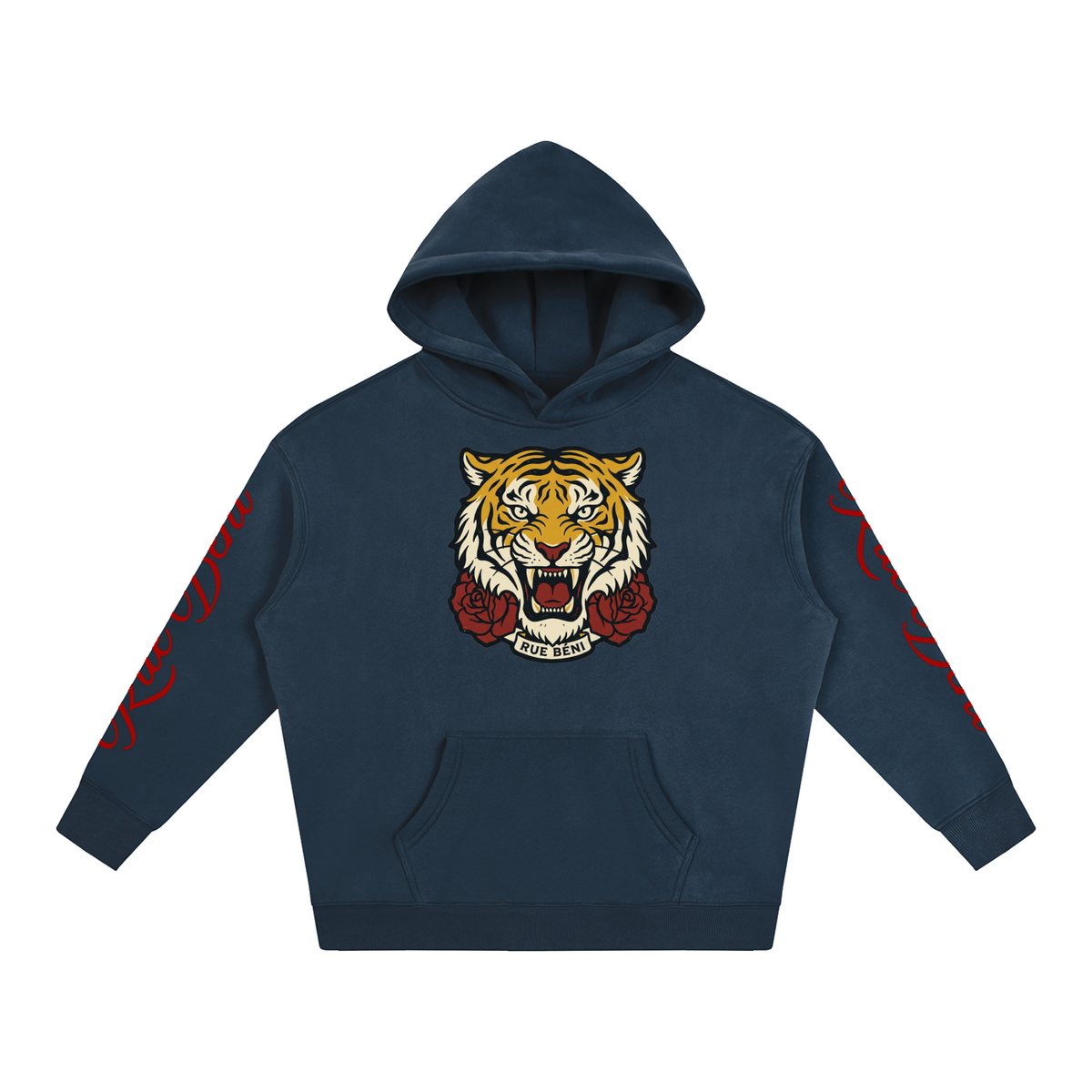 Sweat à capuche oversize en molleton — 350 GSM