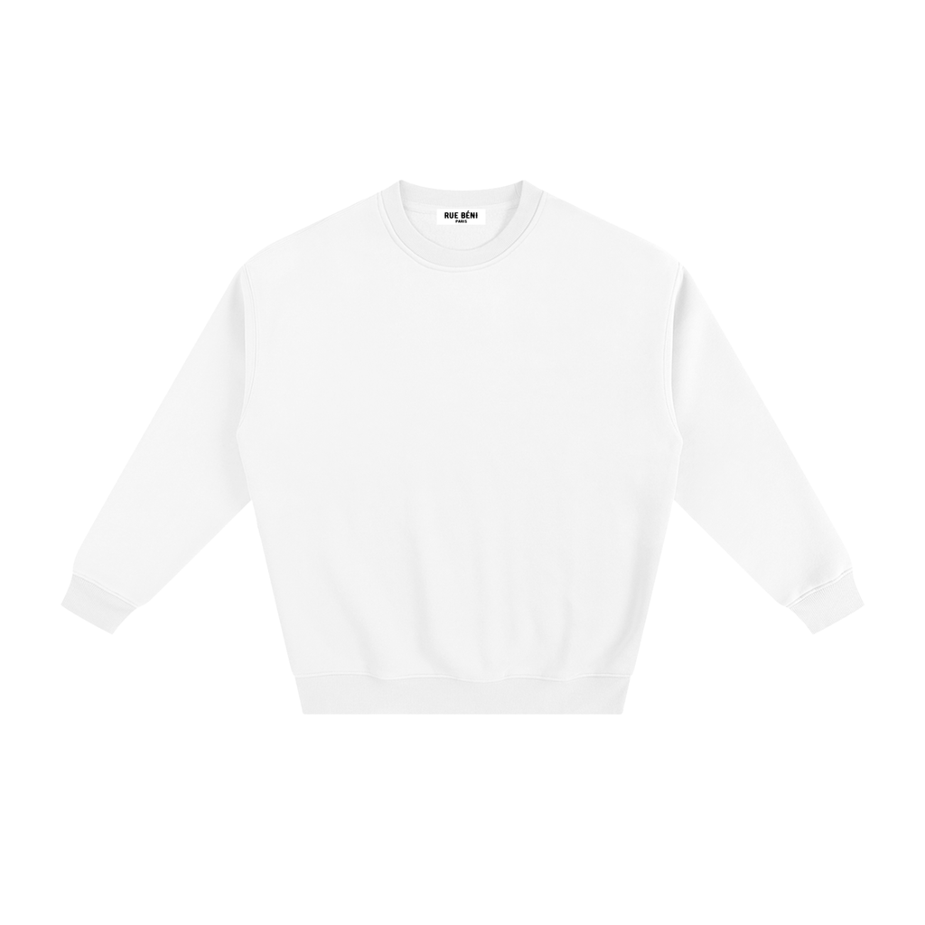 Sweat à col rond Signature Cobalt — 350 GSM
