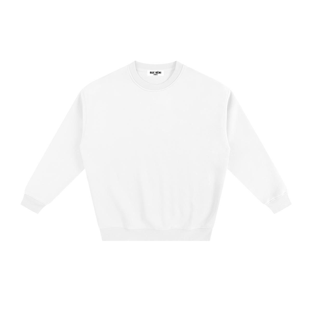 Sweat à col rond Signature Cobalt — 350 GSM