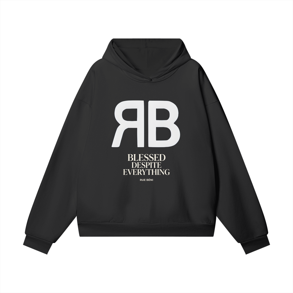 Sweat à capuche épais à poche dissimulée — 460 GSM