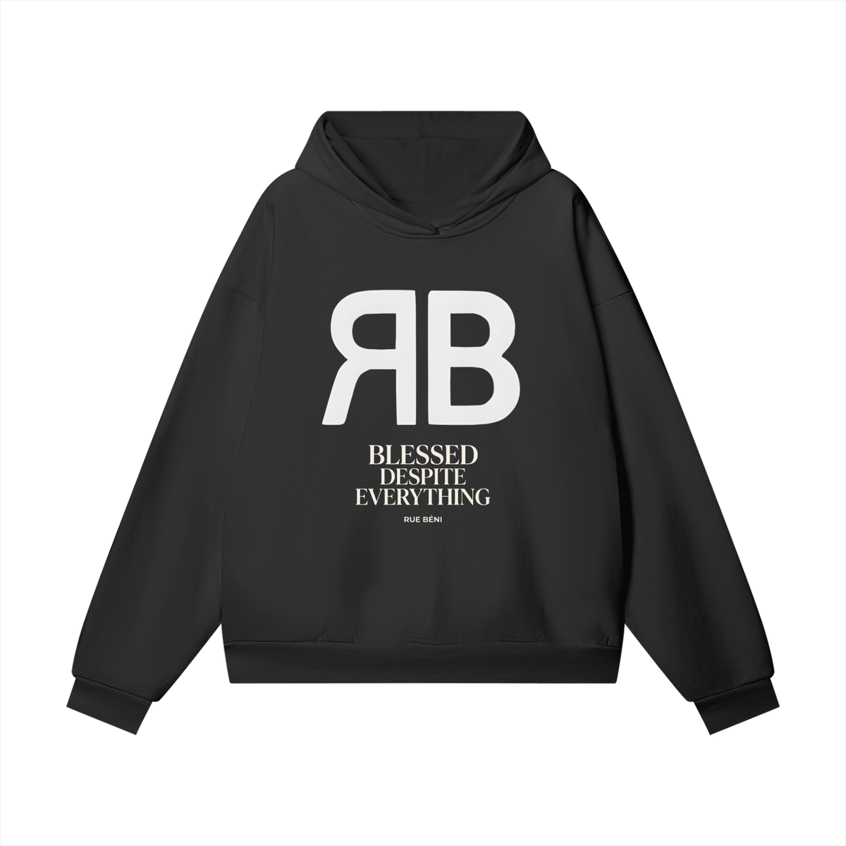 Sweat à capuche épais à poche dissimulée — 460 GSM