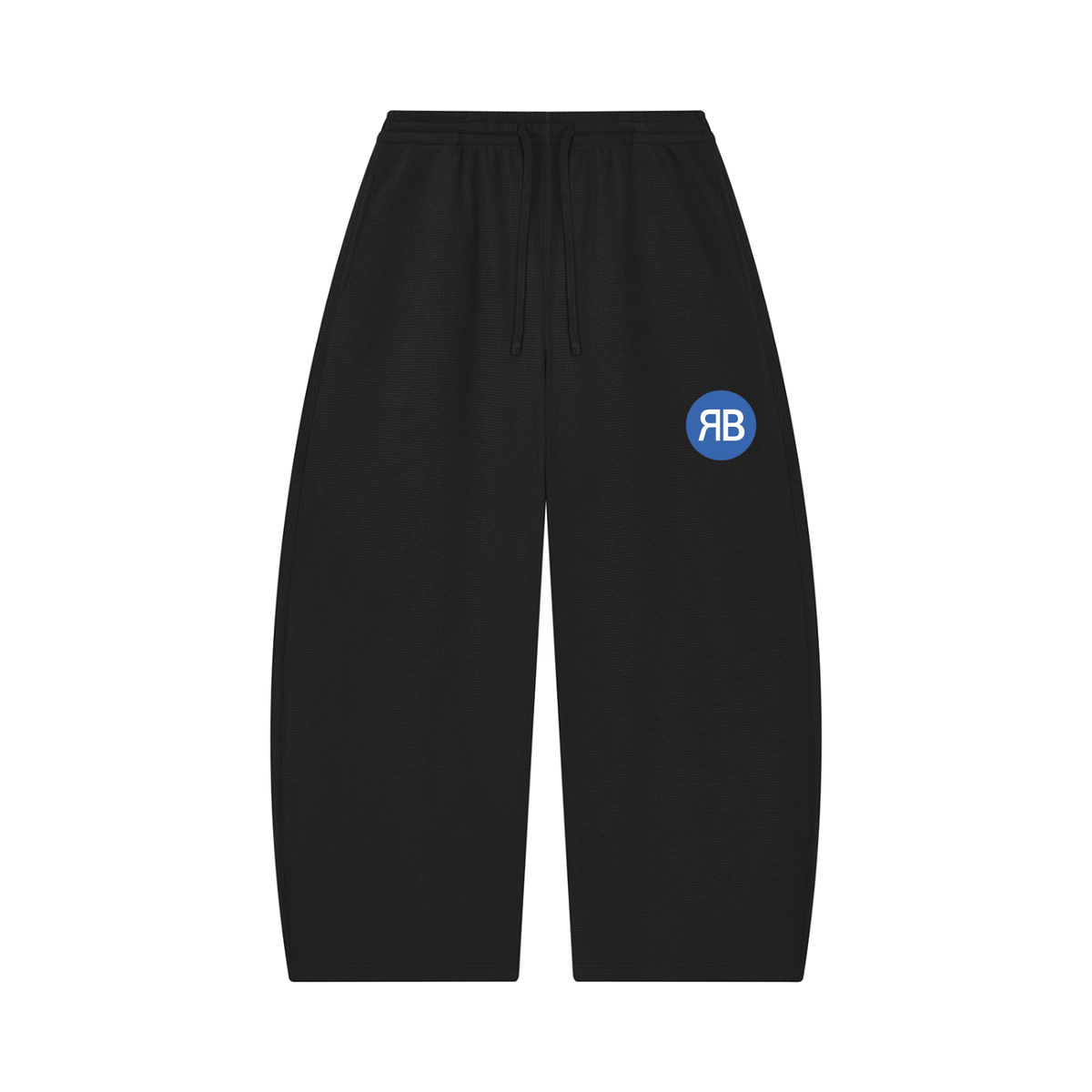 Pantalon gaufré coupe barrel — 360 GSM