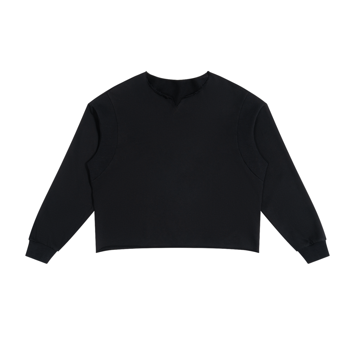 Sweat ample à bords francs Signature Cobalt — 320 GSM