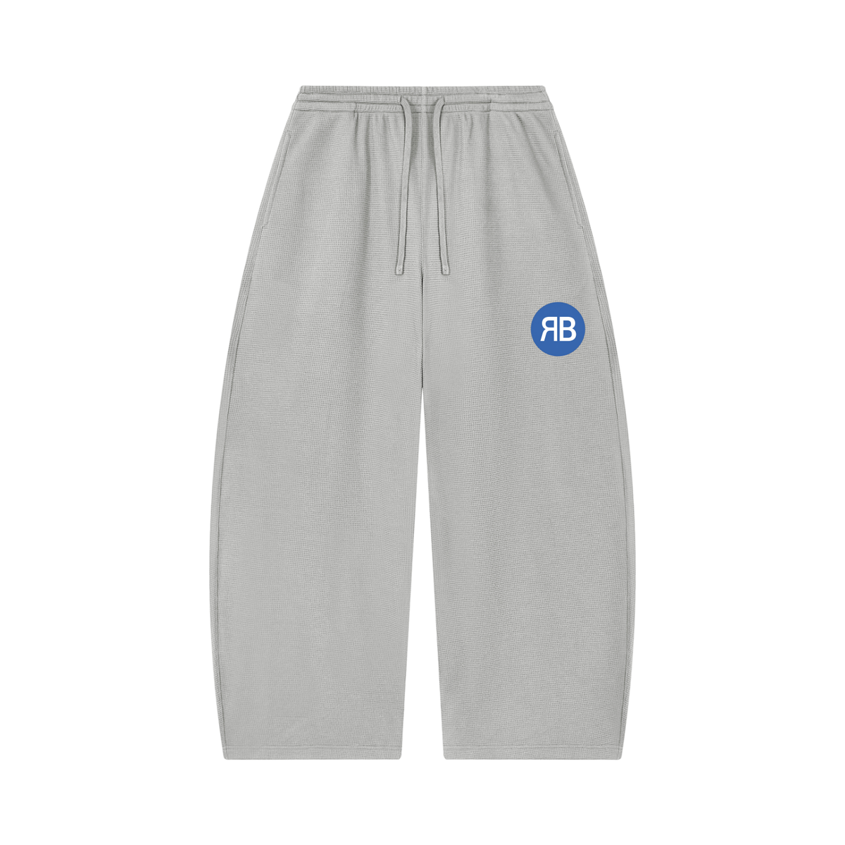 Pantalon gaufré coupe barrel — 360 GSM