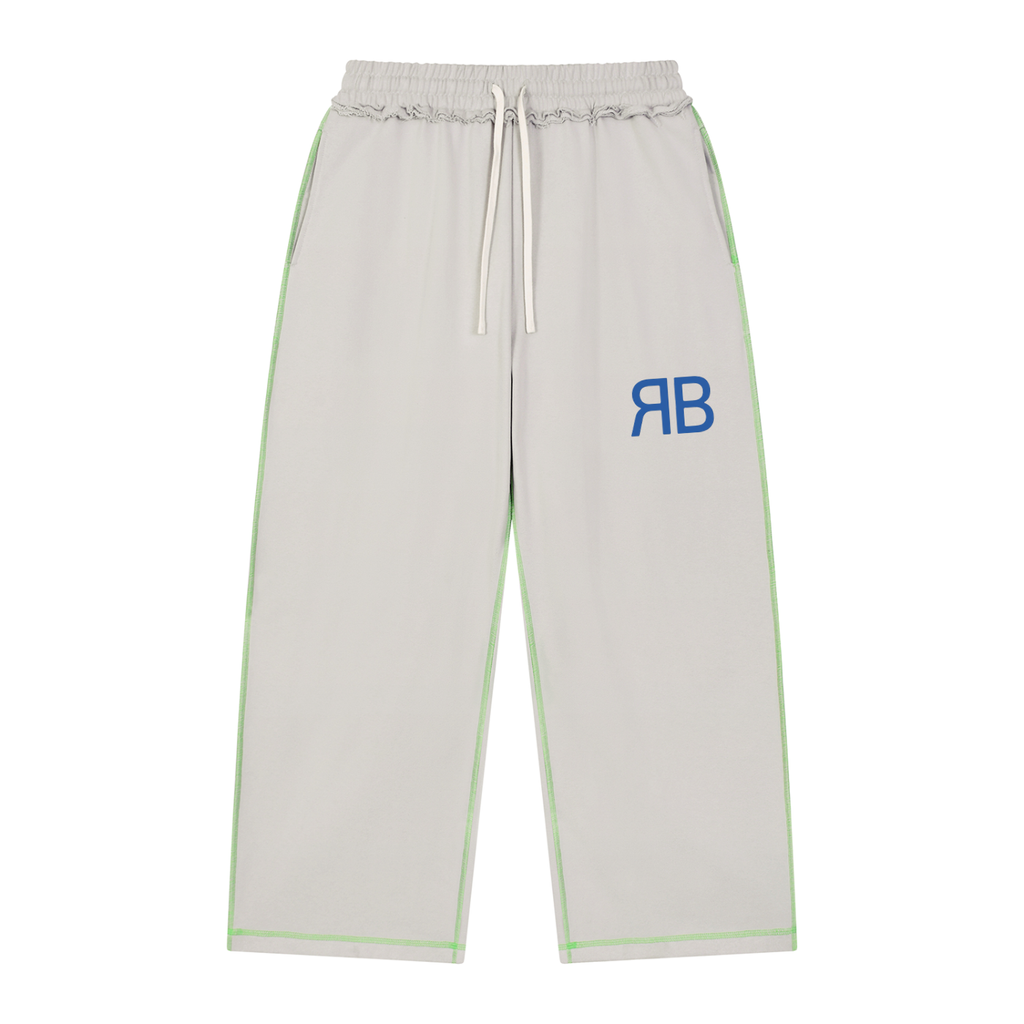 Pantalon ample à surpiqûres et bords francs — 420 GSM