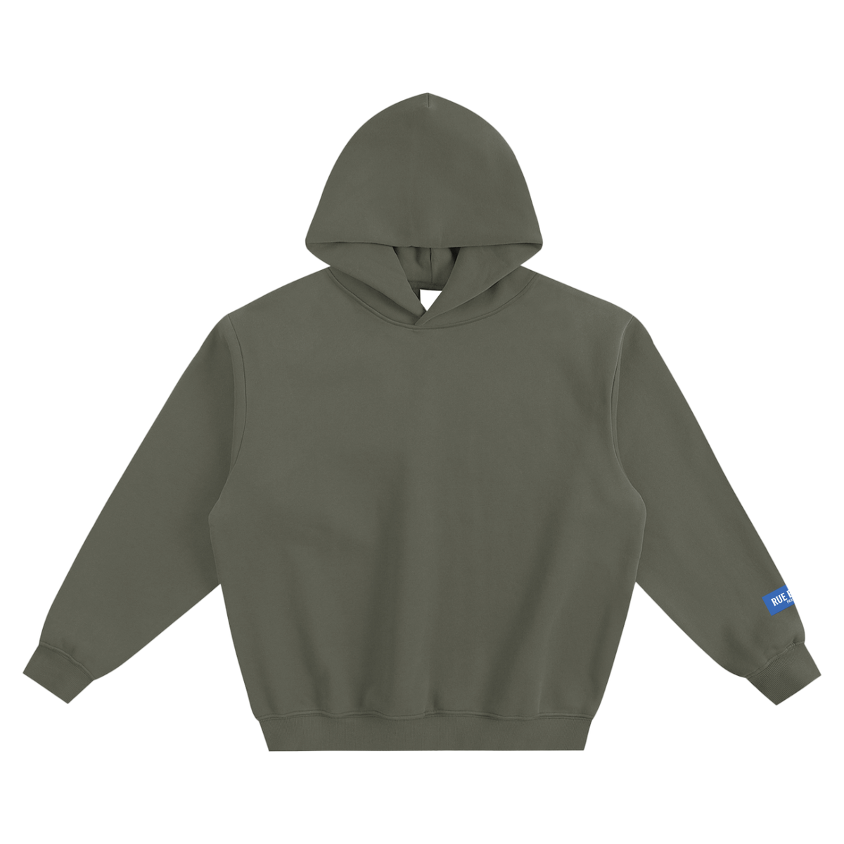 Sweat à capuche ample Monogramme RB Noir — 350 GSM