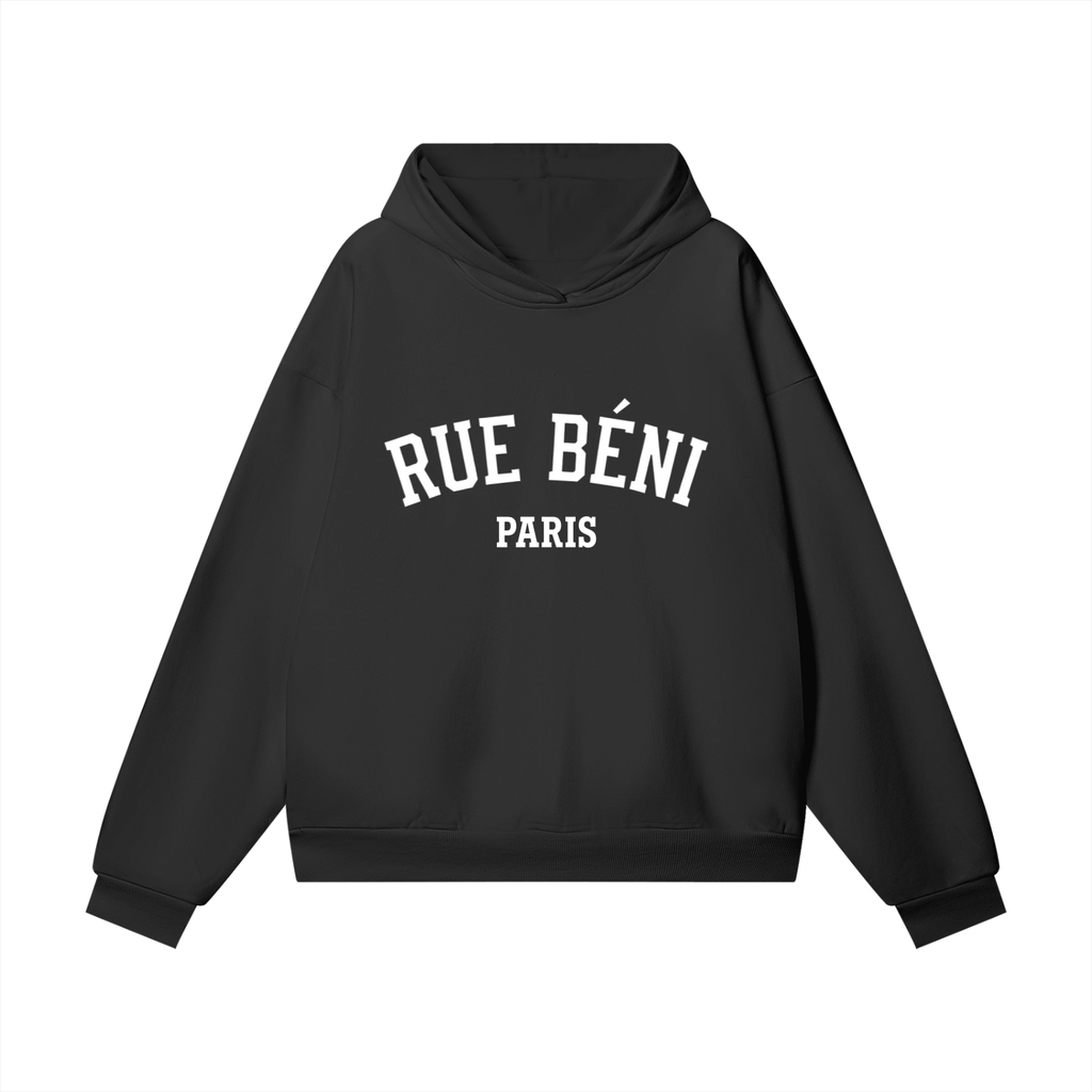 Sweat à capuche épais à poche dissimulée — 460 GSM