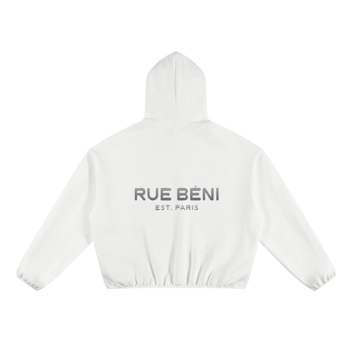 Hoodie Boxy Passepoil Molletonné