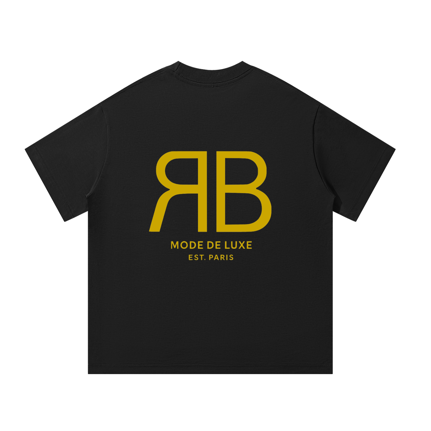 Tee Mode de Luxe RB — Noir & Or