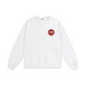 Sweat ample à écusson Signature RB — 460 GSM