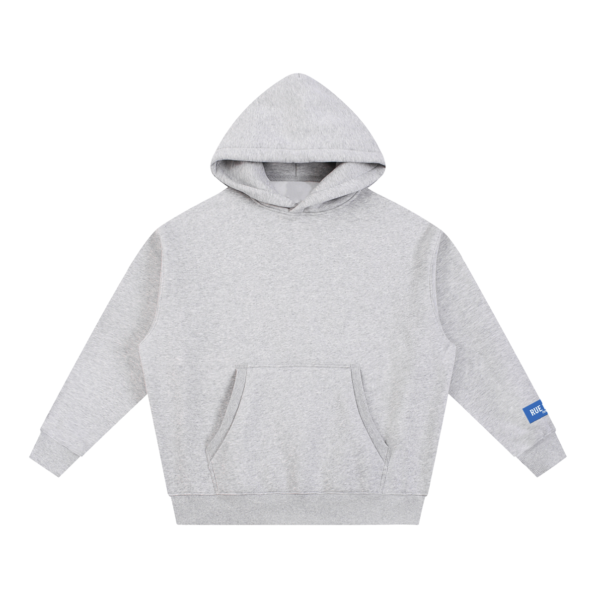 Sweat à capuche ample Signature Cobalt — 345 GSM