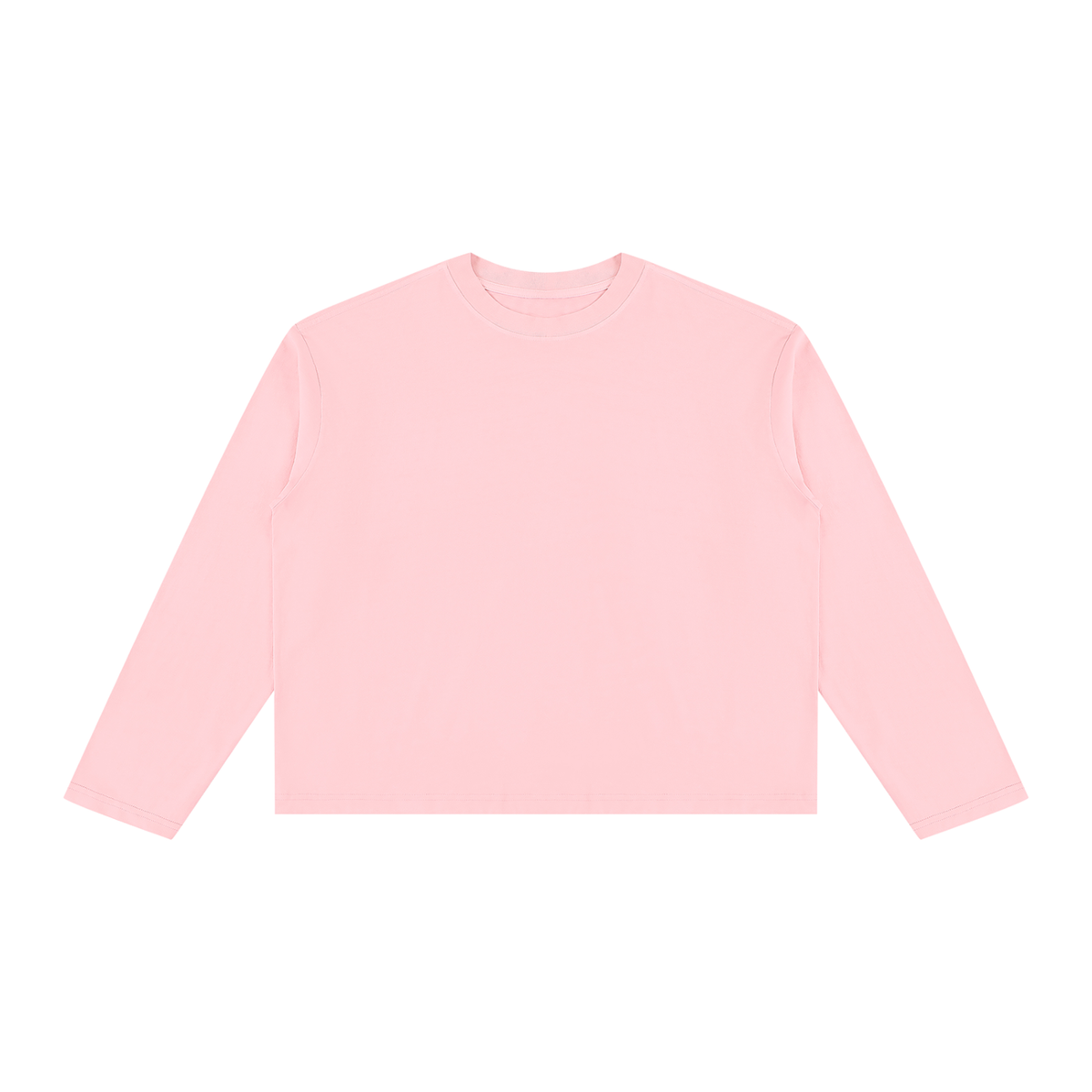 T-shirt ample à manches longues Signature Cobalt — 230 GSM