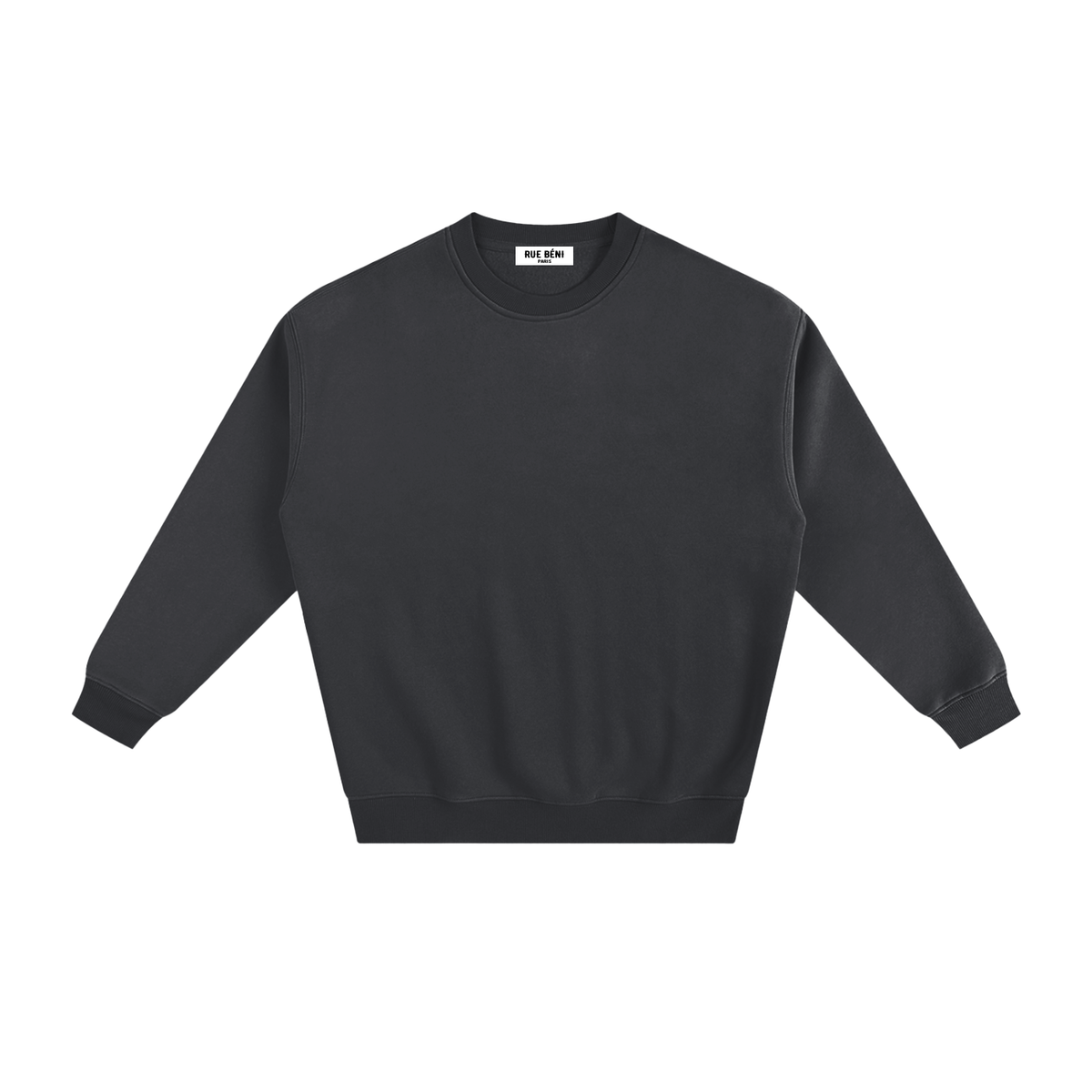 Sweat à col rond Signature Cobalt — 350 GSM