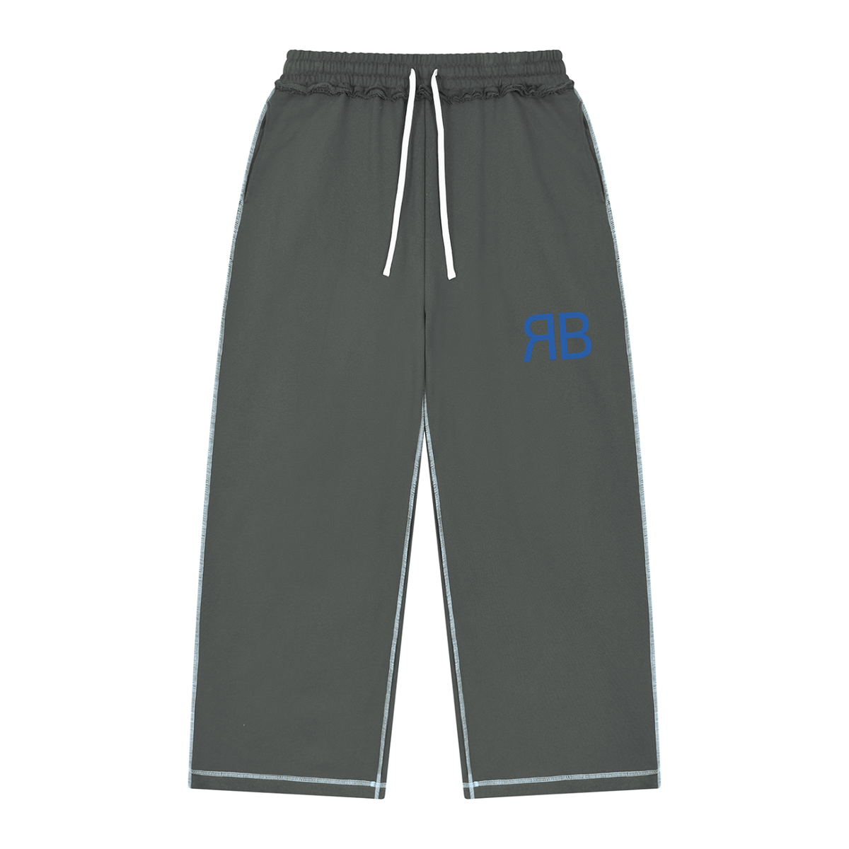 Pantalon ample à surpiqûres et bords francs — 420 GSM