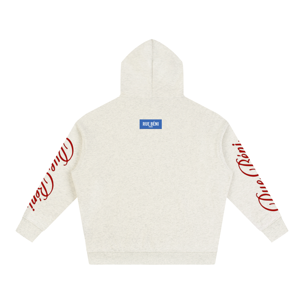 Sweat à capuche oversize en molleton — 350 GSM