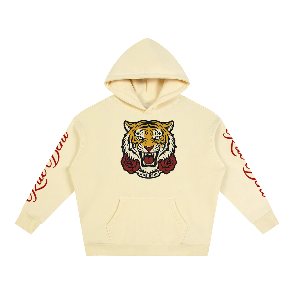 Sweat à capuche oversize en molleton — 350 GSM