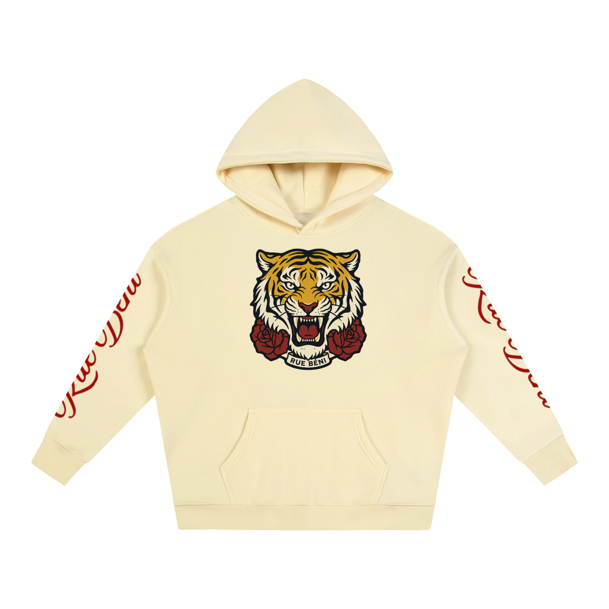 Sweat à capuche oversize en molleton — 350 GSM