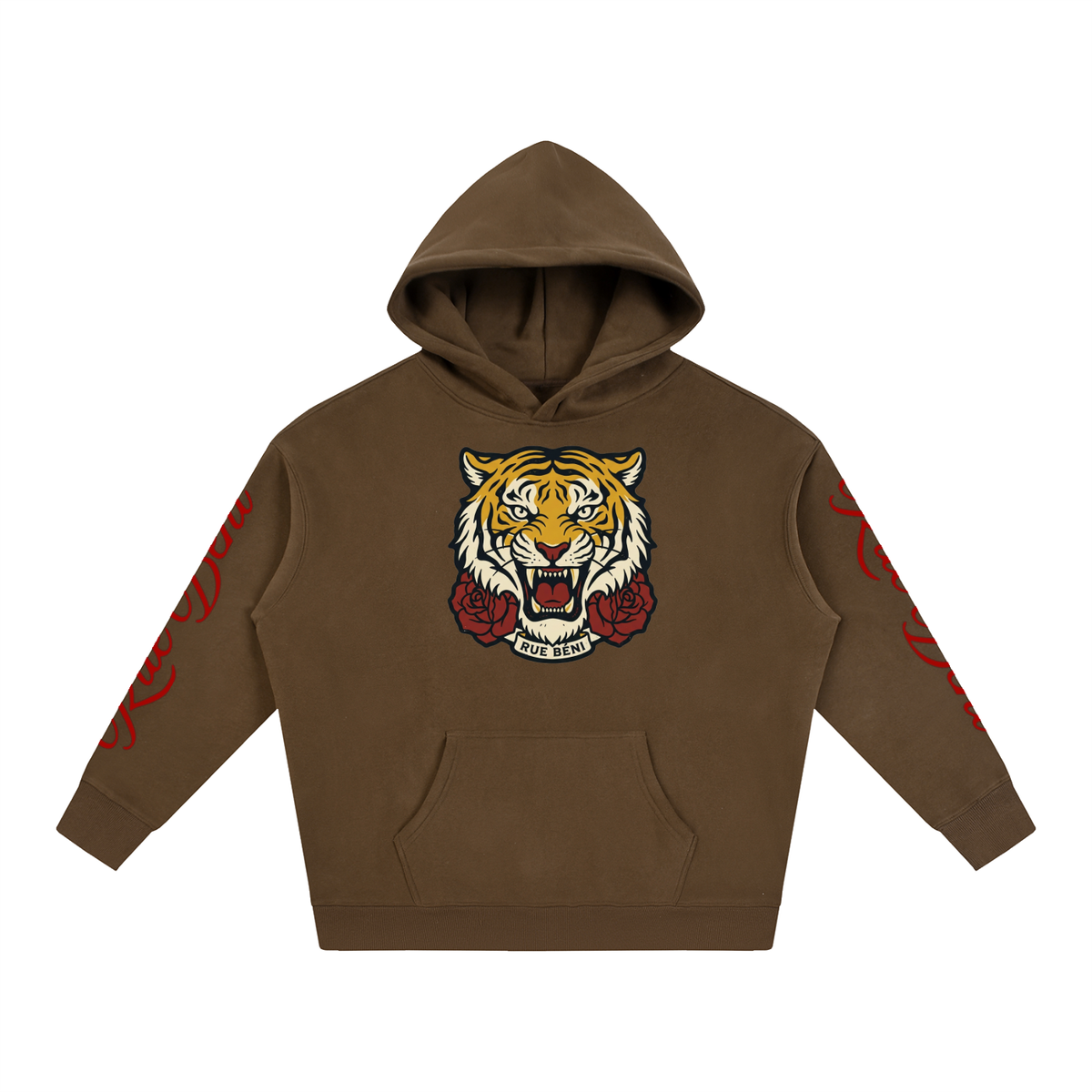 Sweat à capuche oversize en molleton — 350 GSM