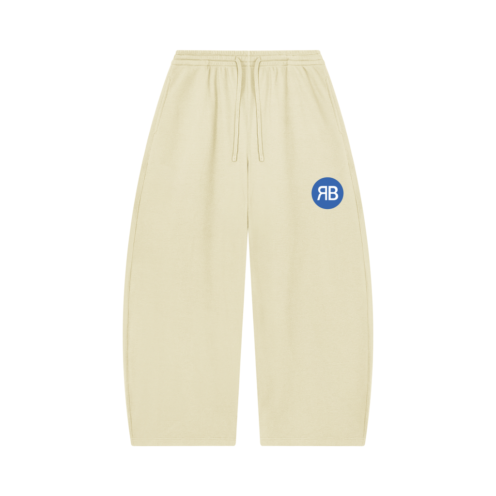 Pantalon gaufré coupe barrel — 360 GSM
