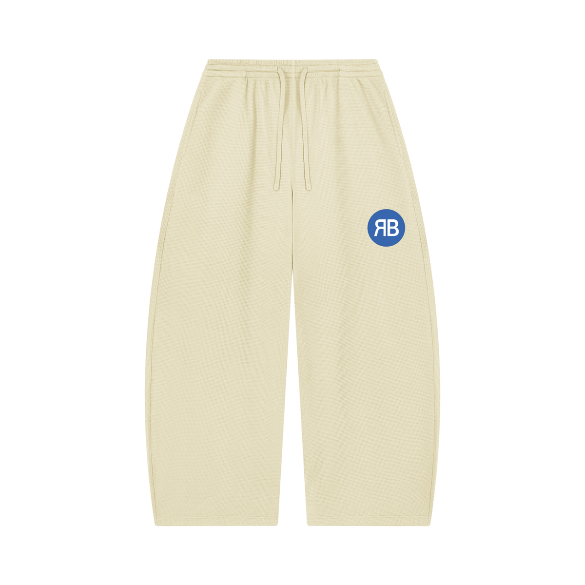 Pantalon gaufré coupe barrel — 360 GSM