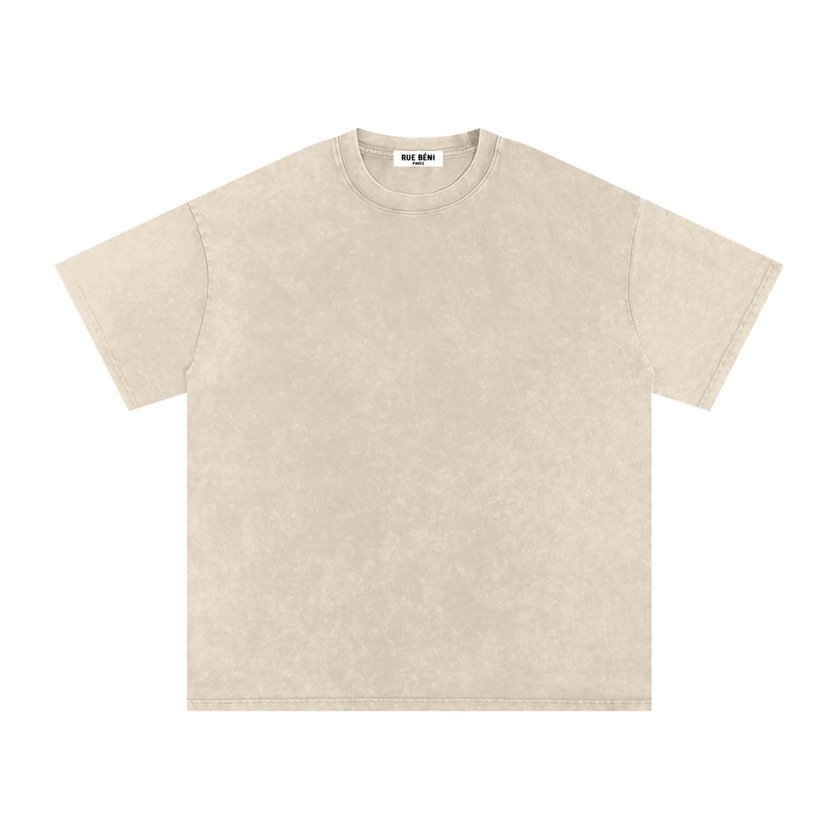 T-shirt ample délavé Signature Cobalt — 250 GSM