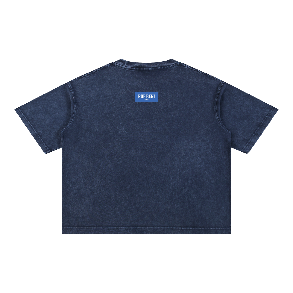 T-shirt ample délavé Signature Cobalt — 275 GSM