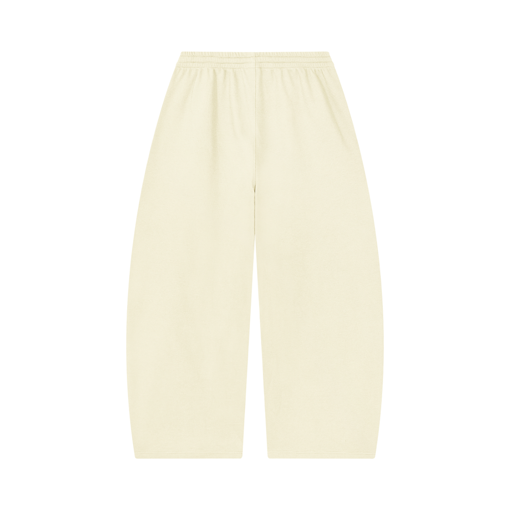 Pantalon gaufré coupe barrel — 360 GSM