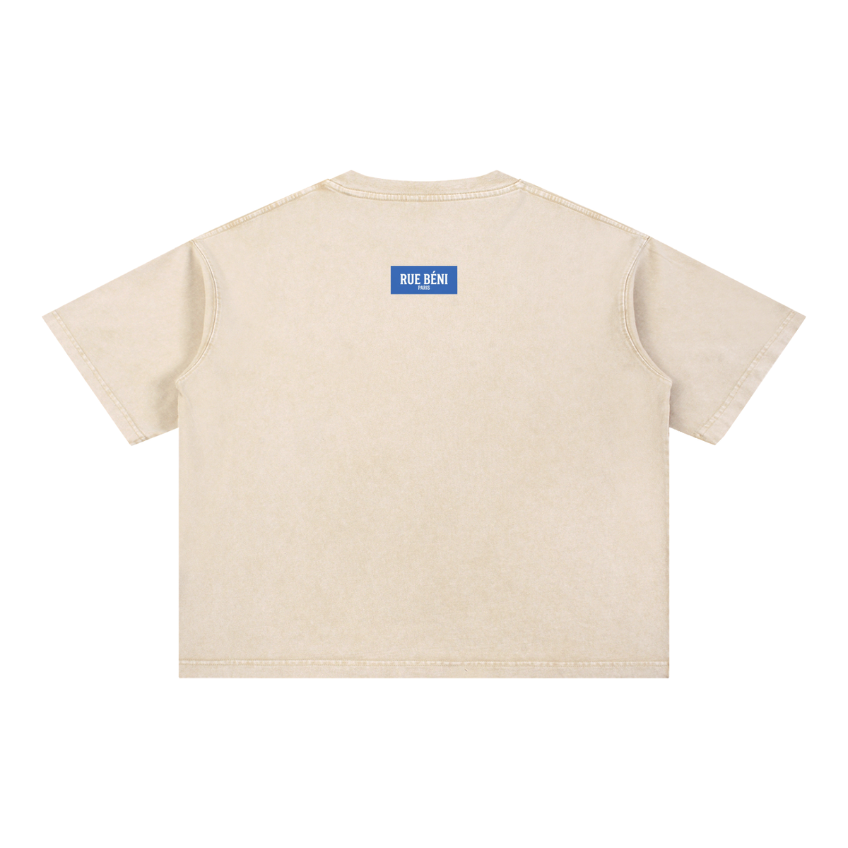 T-shirt ample délavé Signature Cobalt — 275 GSM