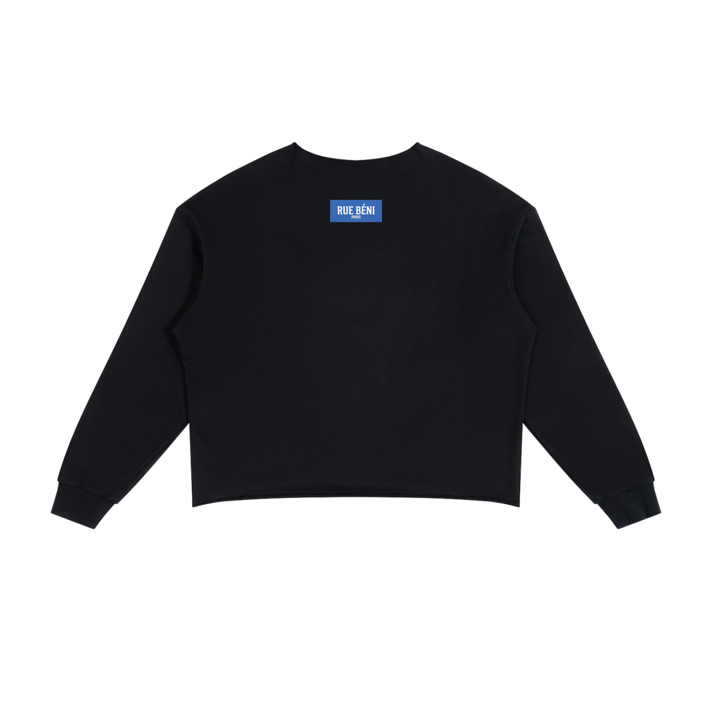 Sweat ample à empiècements et bords francs — 320 GSM