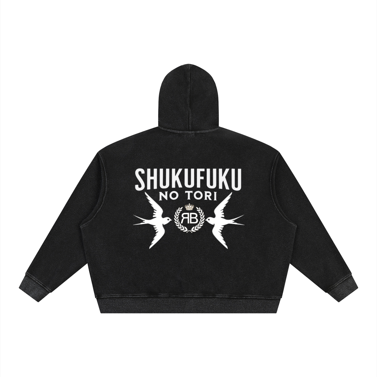 Sweat zippé gaufré Shukufuku — 380 GSM