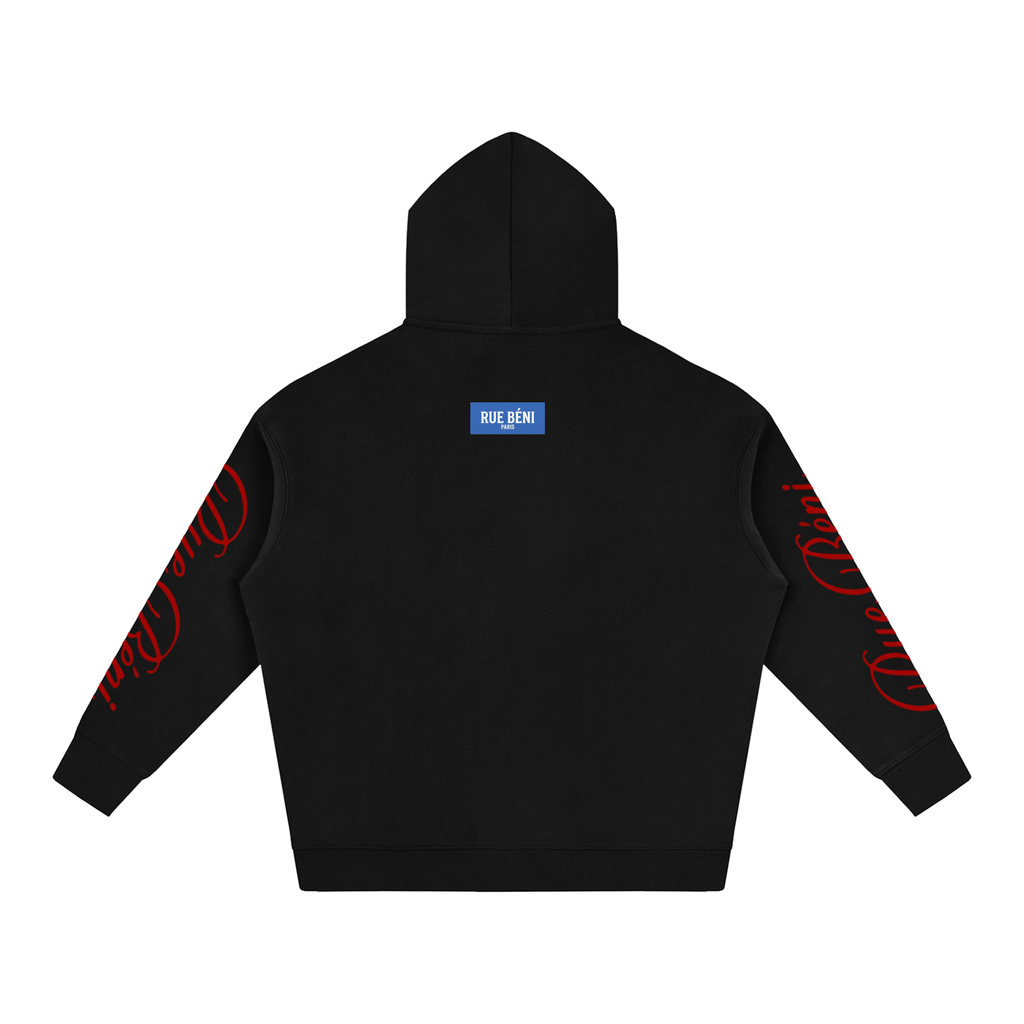 Sweat à capuche oversize en molleton — 350 GSM