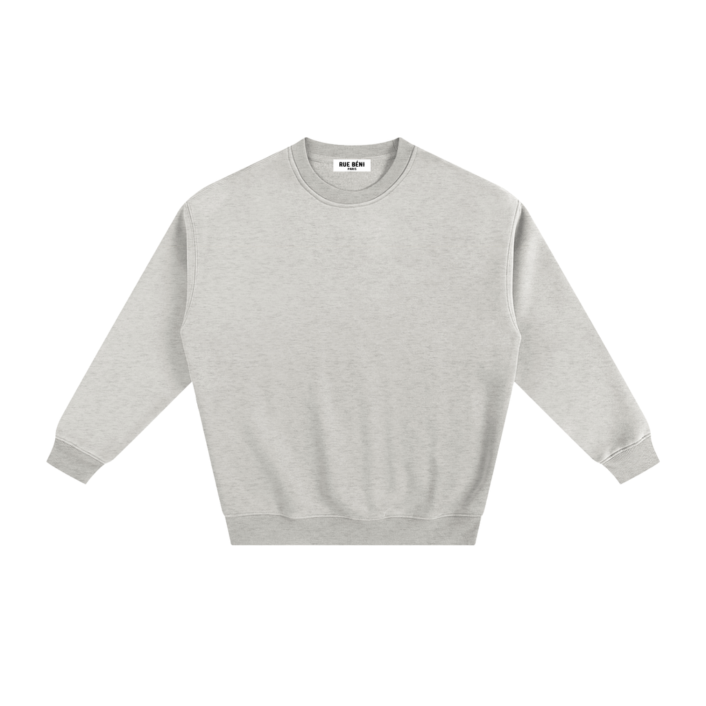 Sweat à col rond Signature Cobalt — 350 GSM