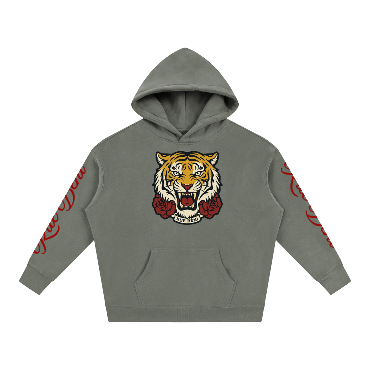 Sweat à capuche oversize en molleton — 350 GSM