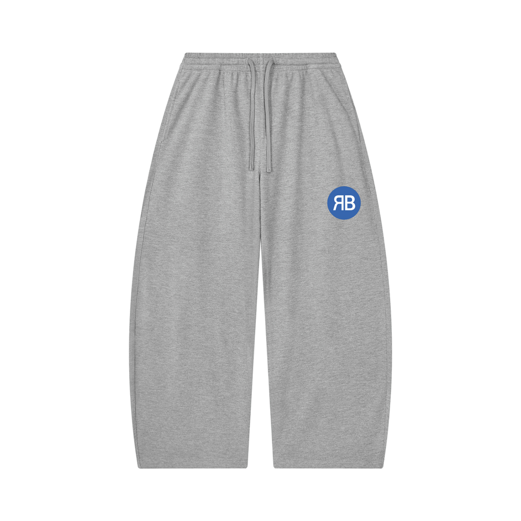 Pantalon gaufré coupe barrel — 360 GSM