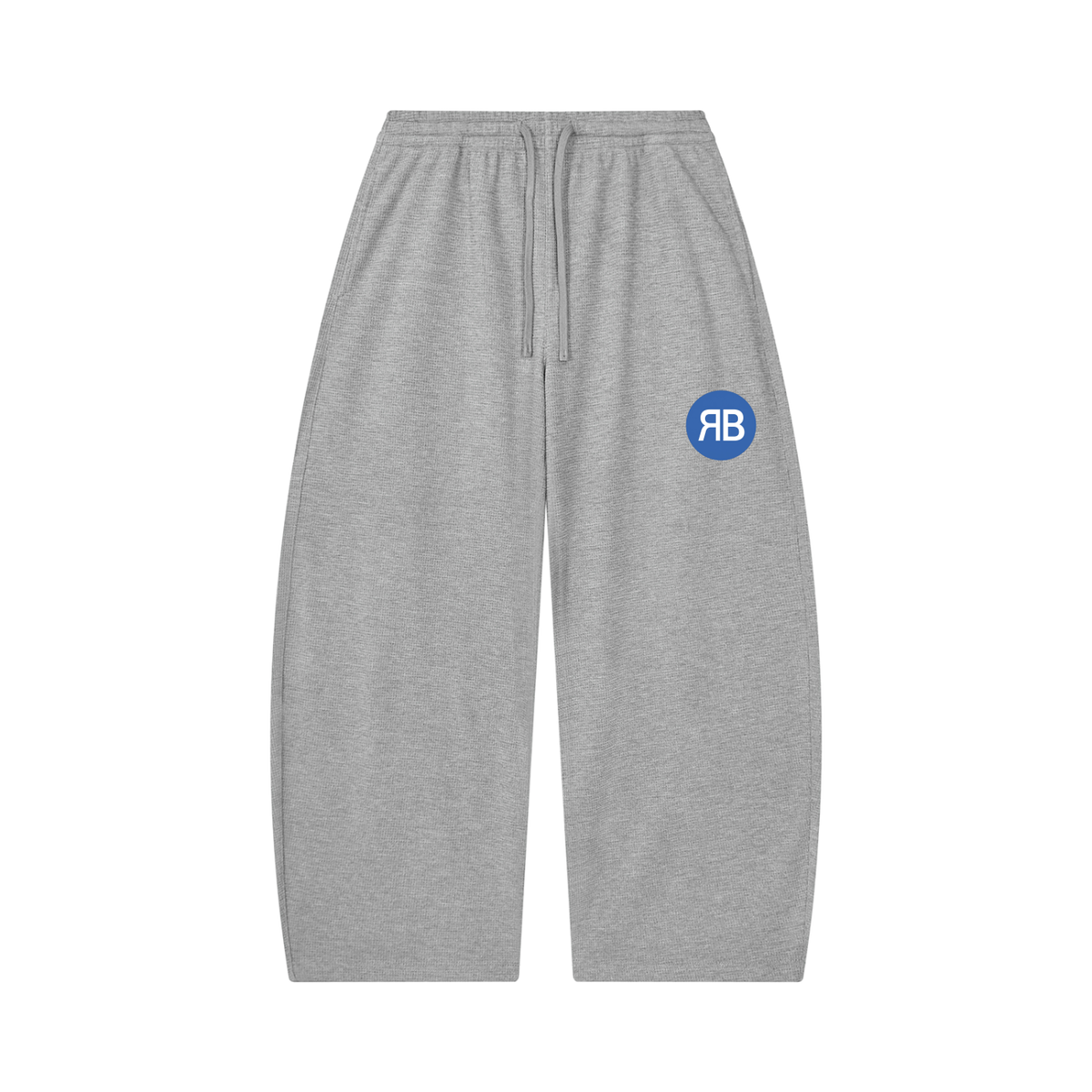 Pantalon gaufré coupe barrel — 360 GSM