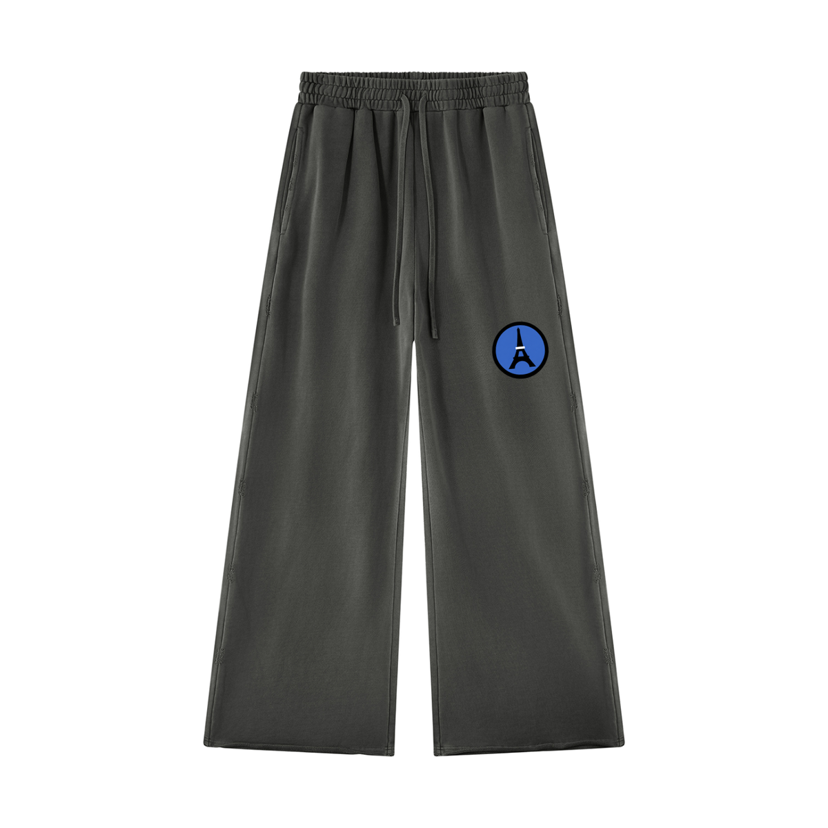 Pantalon de jogging délavé à bords francs — 420 GSM