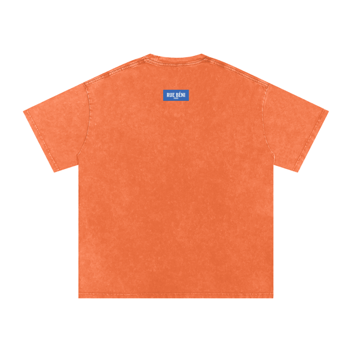 T-shirt ample délavé Signature Cobalt — 250 GSM