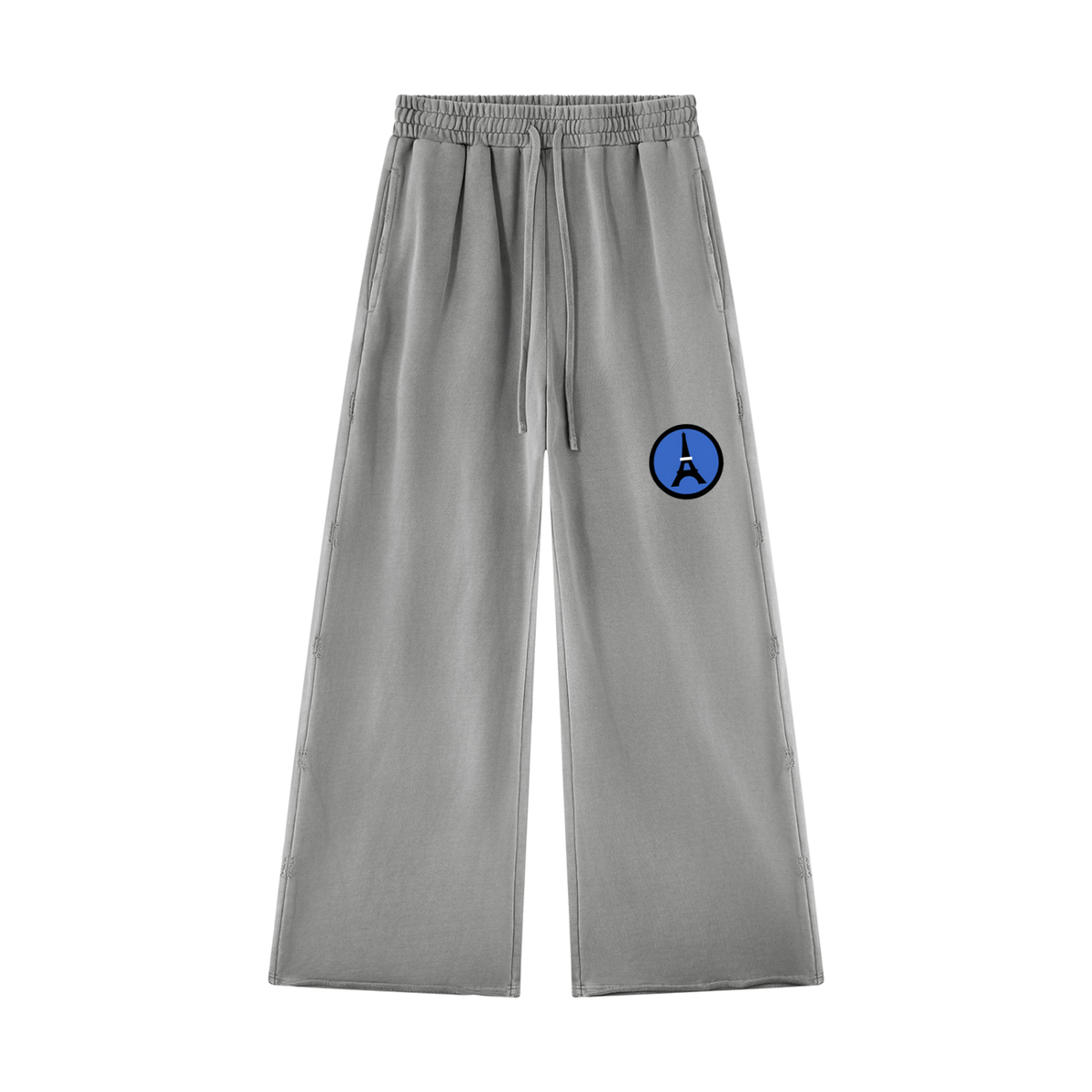 Pantalon de jogging délavé à bords francs — 420 GSM