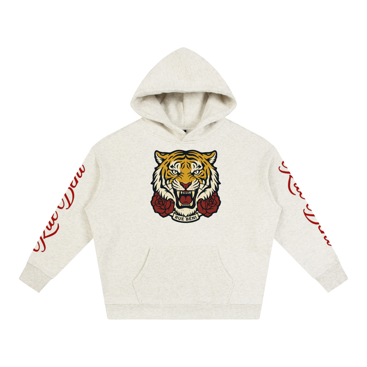 Sweat à capuche oversize en molleton — 350 GSM