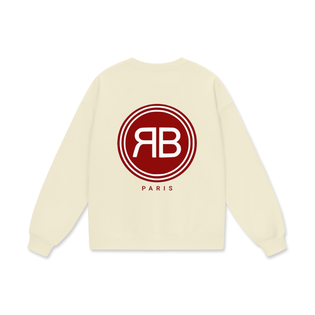 Sweat ample à écusson Signature RB — 460 GSM