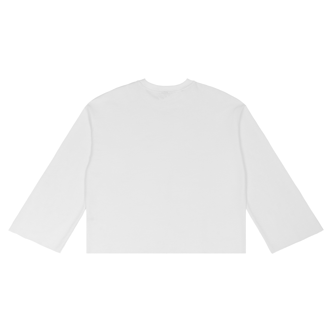 Tee Waffle RUE BÉNI — Blanc / Raw Edge