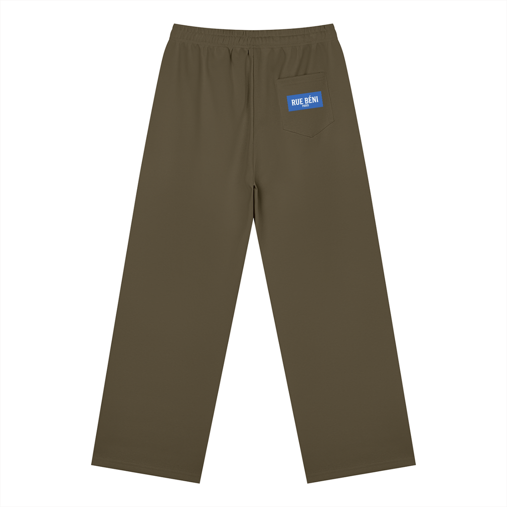 Pantalon de jogging droit Signature Cobalt — 350 GSM