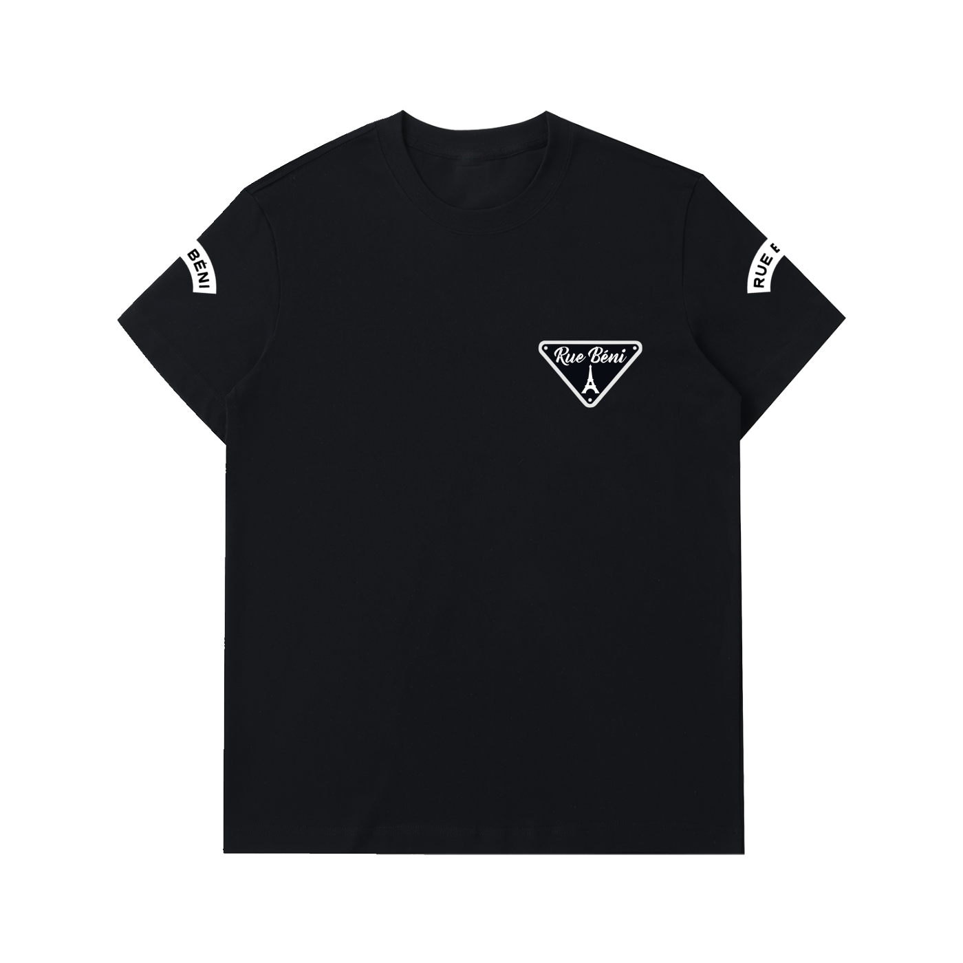Tee Essential BLESSED STREET — Noir / Heavyweight
